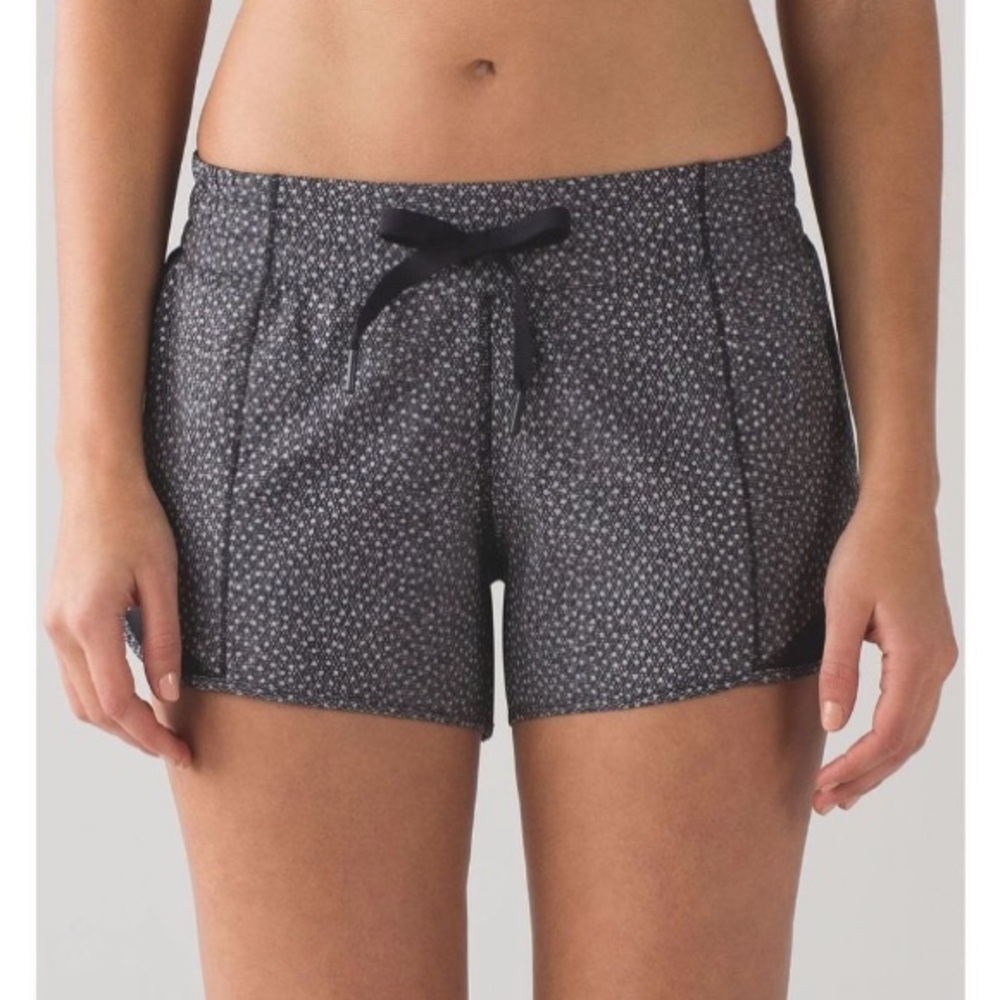 Lululemon Reflective Dot Hotty Hot Shorts